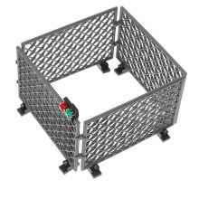 5 Sets Diy Miniature Fence Building Blocks For Micro Landscape Scenes