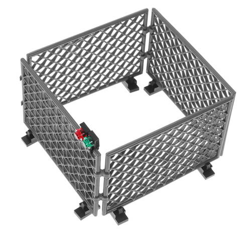 5 Sets Diy Miniature Fence Building Blocks For Micro Landscape Scenes
