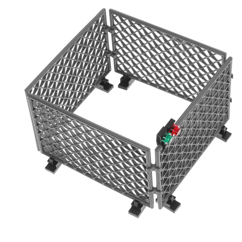 5 Sets Diy Miniature Fence Building Blocks For Micro Landscape Scenes 2