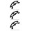 9 Pcs Snowboard Edge Guard Arc Shaped Deck Bumper For Ski Protection 8