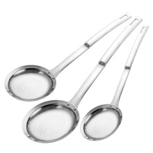 6Pcs Stainless Steel Kitchen Mesh Strainers Fine Filter Skimmer Spoons