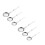 6Pcs Stainless Steel Kitchen Mesh Strainers Fine Filter Skimmer Spoons 5