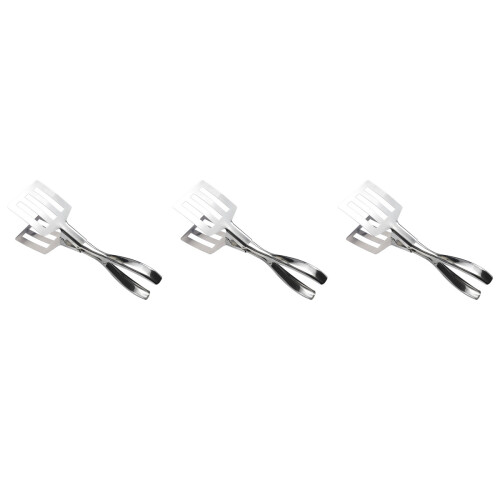 3Pièces Pinces Multiusage Acier Inoxydable Cuisine Argenté 2