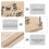 3 Sets Press Flower Embossing Device Manual Wood 5