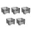 5 Sets Diy Miniature Fence Building Blocks For Micro Landscape Scenes 6