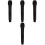 4Pcs Pretend Microphone Prop For Stage Performance And Role Play 2