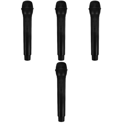 4Pcs Pretend Microphone Prop For Stage Performance And Role Play 1