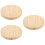 3pcs Round Wooden Desk Lamp Base Replacement DIY 7