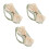 3Pcs Silk Bow Eye Mask For Women With Adjustable Strap 5