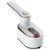 Mini Travel Steam Iron 1000W with Ceramic Soleplate, 20s Fast Heat Up, Foldable Handle, White UK