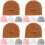 16Pièces Bonnets Bébé - Coton Confortable Nœud Style Adorable 5