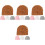 16Pièces Bonnets Bébé - Coton Confortable Nœud Style Adorable 3