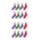 8Paires -Hautes Coton Couleurs Variées 8