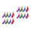 8Paires -Hautes Coton Couleurs Variées 3