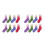 8Paires -Hautes Coton Couleurs Variées 6