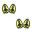 2 Pairs Swimming Training Hand Paddles Webbed Gloves 11