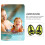 2 Pairs Swimming Training Hand Paddles Webbed Gloves 5