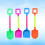 4Pcs Mini Sand Plastic Spade Beach Toys For Kids 11