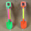 4Pcs Mini Sand Plastic Spade Beach Toys For Kids 6