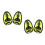 2 Pairs Swimming Training Hand Paddles Webbed Gloves 9