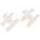 4 Pcs Pulverizer Sewing Machine Plastic White Sewing Tools 4