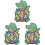3 Sets Children'S Sticky Ball Various Toy Set Plastic 4