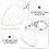 5Pcs Durable Clear Guitar Pick Keychain Case Portable Organizer Box 7