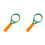 2Pcs Portable Magnifying Glass For Children Learning And Exploration 2