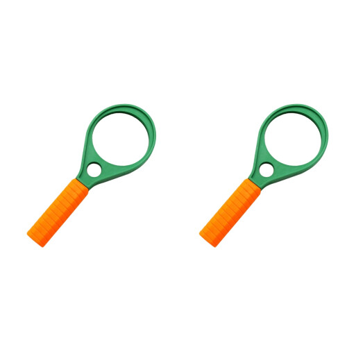 2Pcs Portable Magnifying Glass For Children Learning And Exploration 1
