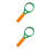 2Pcs Portable Magnifying Glass For Children Learning And Exploration 5