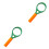 2Pcs Portable Magnifying Glass For Children Learning And Exploration 3