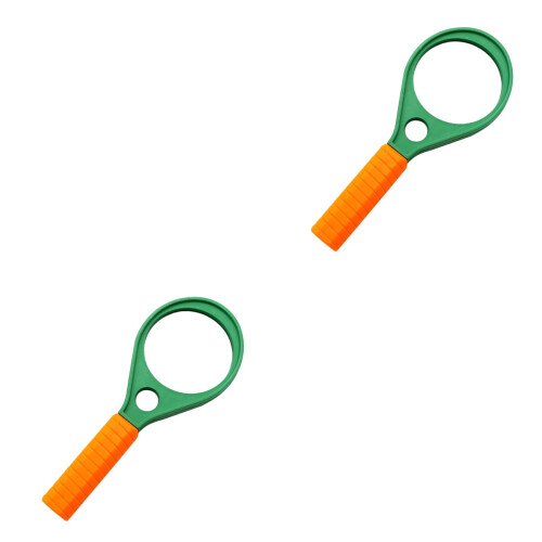 2Pcs Portable Magnifying Glass For Children Learning And Exploration 2