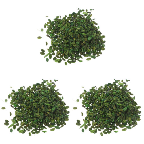 3Pcs Mini Simulation Leaves For Architecture Diorama Scenery 2