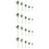 2 Count Artificial Palm Plants Micro Landscape Ornament 5
