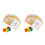 2 Sets Kids Color Matching Sorting Cup Creative Fun Learning Toy 8