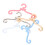 50 Pcs Mini Doll Hangers For Clothes Storage And Organization 11
