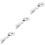 3Pcs Business Suit Silver Tie Clips Necktie Bar Decorative 7