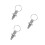 3Pcs M8 Spring Loaded Indexing Plunger With Pull Ring Stainless Steel 8