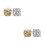 4Rolls Golden Decorative Beads Chain DIY Hanging Pendant for Xmas Tree 6