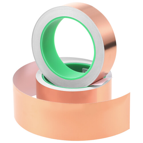 6 Rolls Double Sided Copper Foil Tape For Shielding And Repair