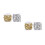 4Rolls Golden Decorative Beads Chain DIY Hanging Pendant for Xmas Tree 9