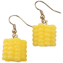 5 Pairs Novelty Jewellery Girls' Earrings For Women Dangling Corn