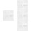 4Sets Lightweight White ABS Pegboard Storage Shelf Wall Organizer 6