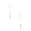 2Pcs Multipurpose Stainless Steel Kitchen Skimmer Spoon Silver 4