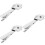 3Pcs Business Suit Silver Tie Clips Necktie Bar Decorative 9