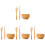 4 Sets Professional Mask DIY Tools With Container Brushes 2