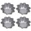 2sets Egg Tart Molds Cake Baking Molds Tartlet Baking Tools Set For Occasions 4pcs*2 1