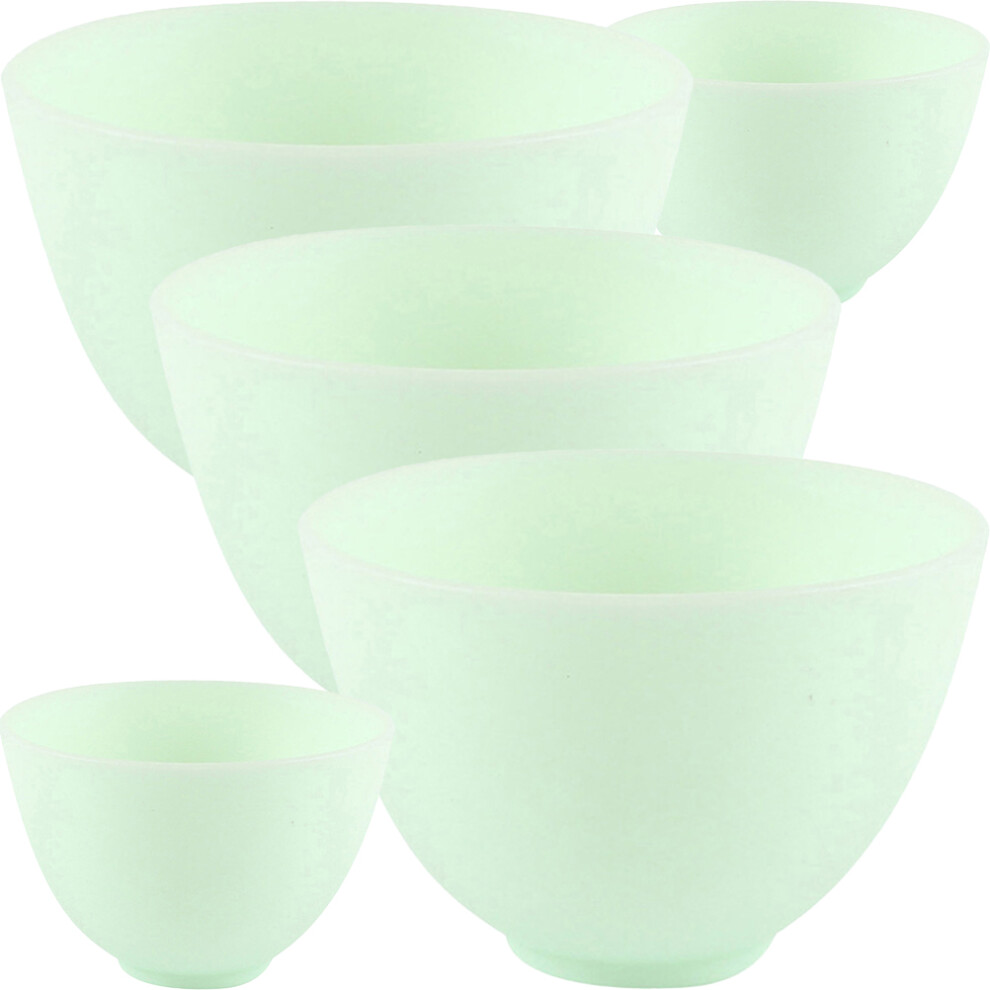 Artibetter 10 Pcs Silicone Facial Mask Mixing Bowl