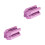 2Pcs Four-Sided Violet Pencil Sharpener Plastic Eyebrow Makeup Tool 9