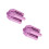 2Pcs Four-Sided Violet Pencil Sharpener Plastic Eyebrow Makeup Tool 6